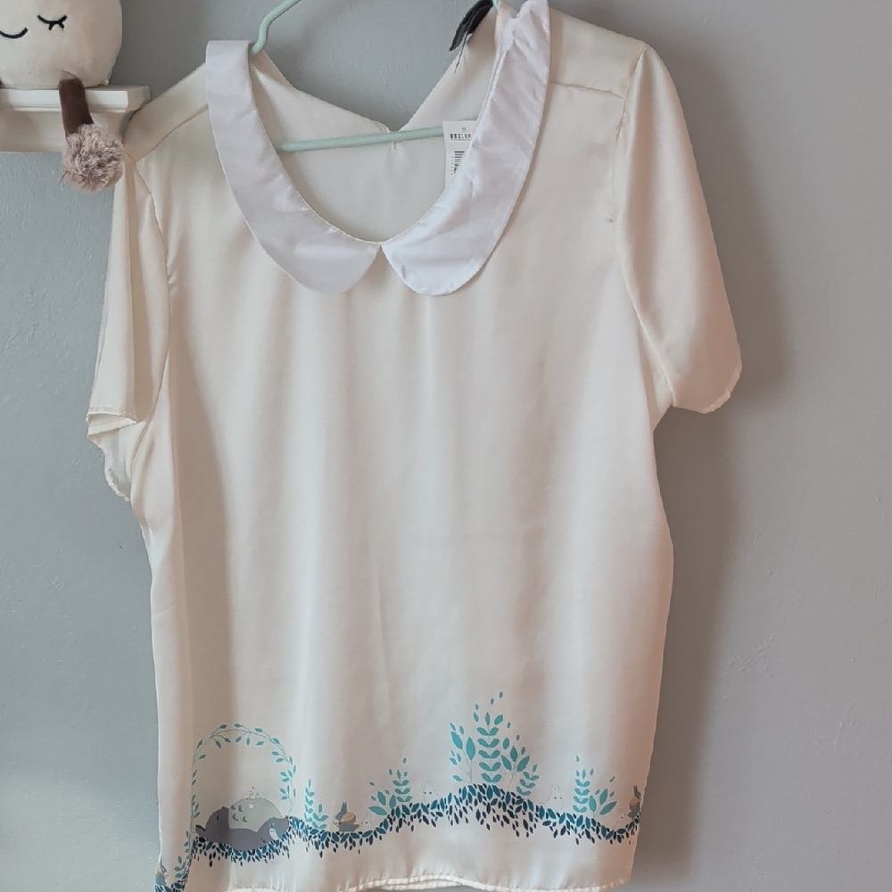 Box lunch My Neighbor Totoro Silk Shirt 2x